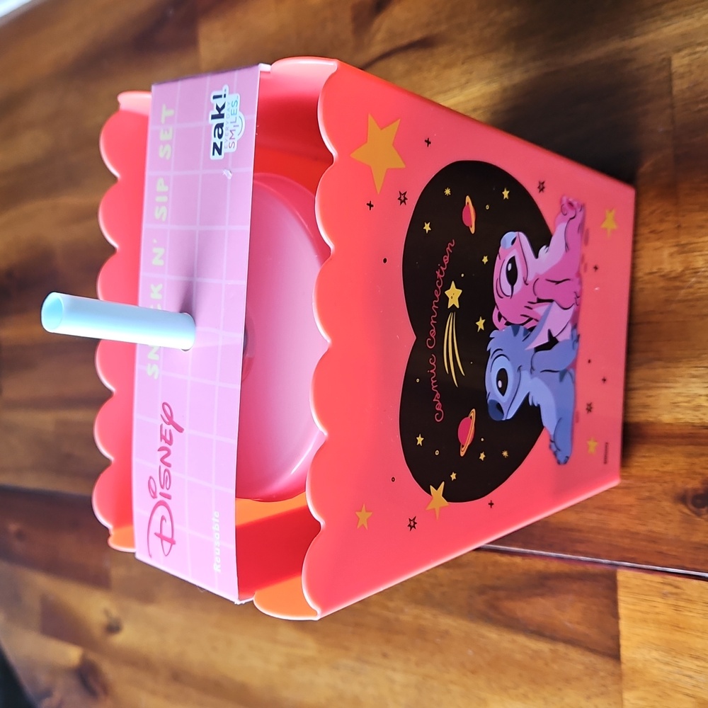 3 For $10 Disney Stitch Cosmic Connection Popcorn Bucket & Straw Tumbler Set.
